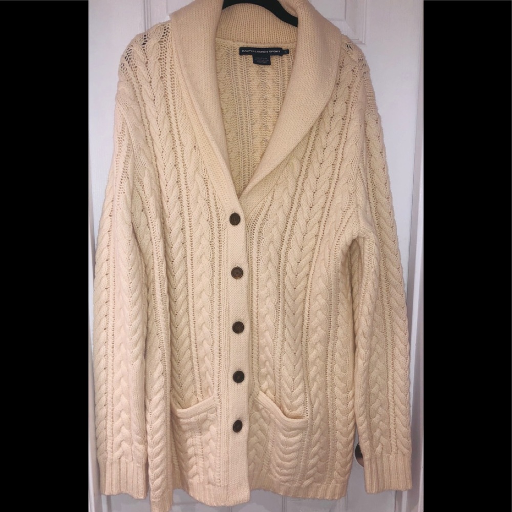 Ralph Lauren Sport Cable Knit Cardigan